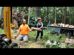 White Gold! Splitting the BEST Firewood Around!