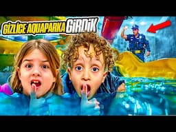 KUZEY ELİF GECE GİZLİCE AQUAPARKA GİRDİK !! EYVAH YAKALANDIK ?!