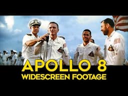 Apollo 8 Widescreen Footage - Carrier Yorktown, White House ceremony, Restored Audio, 1968, HD