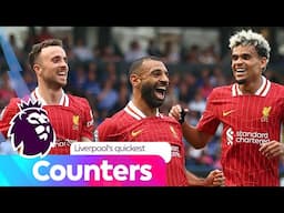Rapid in transition! LIVERPOOL'S quickest counter attack goals in Premier League 24/25 season