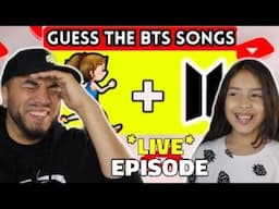 Dad and daughter react to BTS QUIZ - Can you guess the BTS SONGS by EMOJI? (Family LIVE Reactions)