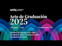 Acto de Graduación 2025: Facultades de Ciencias de la Salud, Artes y Ciencias Sociales, y Derecho