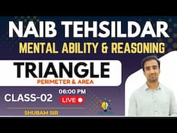 MENSURATION PART-02 II MENTAL ABILITY & REASONING II NAIB TEHSILDAR II BY SHUBAM VERMA SIR #jkssb