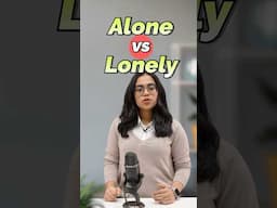 Stop Confusing "Alone vs Lonely" - Common English Speaking Mistakes | Learn English With Ananya
