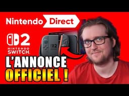 🚀 L'annonce OFFICIEL de la SWITCH 2 aujourd'hui !🔥On découvre ensemble la machine ! 🔥📜