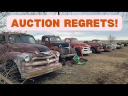 Barn Finds & Tree Row Relics: Did I make a BIG MISTAKE at this Auction? Trucks, Tractors & Cars!