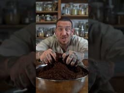 Zero waste coffee grounds ☕️ #shorts