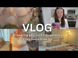 HOME VLOG | Trying Viral Bras & Spilling Tea While Decorating My Space!