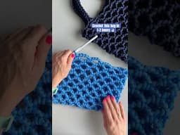 Crochet your tote bag with me in 1 hour 🧶🥰 #crochetpattern #crochetbag #crochetideas #yarnlove