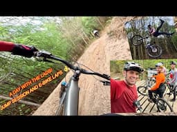 BACKYARD SENDS TO E-BIKE PARTY LAPS!
