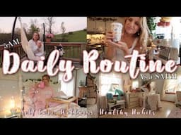 A Stay at Home Mom's Daily Adventures| 5AM Productive Healthy Morning Routine