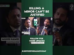 Killing a Minor Can’t Be Justified. Full Podcast coming soon!