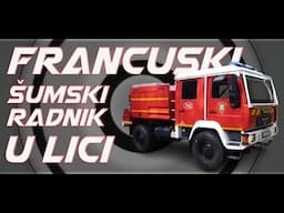 FRANCUSKI ŠUMAR U LICI, vatrogasno šumsko vozilo JVP Plitvička Jezera