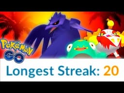 *ALGORITHM LOOPHOLE 20 WIN STREAK W/ THIS NEW TEAM* Must see battles in Pokemon GO