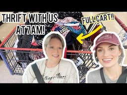Thrift With Us at 7AM on New Inventory Day for Items to Resell on Poshmark for a GREAT Profit!! $$