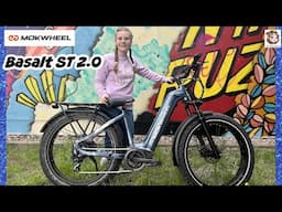 E-BIKE IM TEENIE-TEST 🚲 Mokwheel Basalt ST 2.0 🚲 Hannah und ihr Papa testen das Fatbike