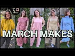 March 2025 Sewing Round Up and Chatty Catch Up