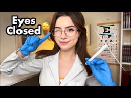 ASMR Cranial Nerve Exam but EYES CLOSED 👀 Medical Roleplay for Sleep