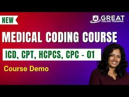 Medical Coding And Billing Course for Beginners | ICD, CPT, HCPCS, CPC | Medical Coding Demo - 1