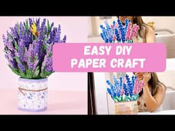 Paper Craft Magic ✂️ | Colorful Paper Flowers DIY
