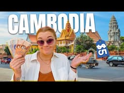 Eating CAMBODIAN STREET FOOD for $5 🇰🇭 (it’s so cheap here!)