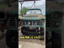 Pulled the body off my 1956 panel truck using the homemade hoist I built.