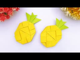 Handmade Easy Paper Pineapple | Cool Design Origami Pineapple | Easy Paper Crafts