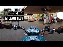Royal Enfield Classic 650 Twin - Mileage Test | GearFliQ