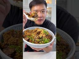 30 clove garlic steak fried rice #garlic #steak #friedrice