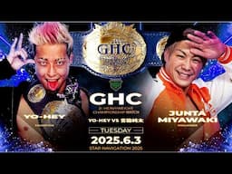 GHC Jr. Heavyweight Championship: YO-HEY (c) vs. Junta Miyawaki