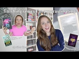 attempting to finish the 10+ series I'm in the middle of 📚🎀✨ *no spoilers!*