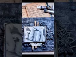 Mixed-media canvas with #finnabairproducts Full tutorial on our channel