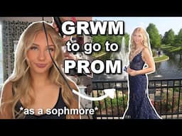 i went to PROM as a SOPHOMORE… (grwm + vlog)