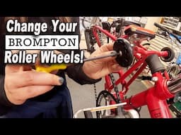 How to Put Brompton Roller/Eazy Wheels On Your BROMPTON