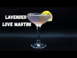 Lavender Love Martini 🍸 | Elegant Floral Cocktail with Empress Gin & Lemon