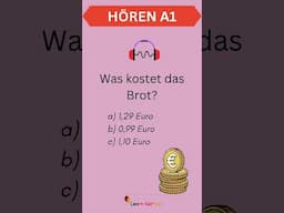 #06 A1 Hören üben | Practice Listening Skills in German A1 | Learn German | Goethe Zertifikat A1