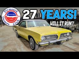 Can We Fix A FORGOTTEN Barracuda After 27 Years for My Dad’s Birthday Roadtrip?