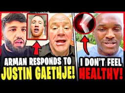 CONCERNS RISE for Kamaru Usman HEALTH before FIGHT! Arman Tsarukyan FIRES BACK at Justin Gaethje