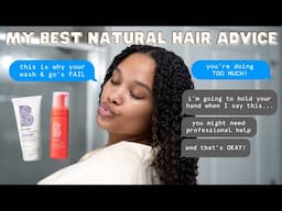 *new series* HAIRSTYLING & YAP! wash & go styling + my BEST big sister natural hair advice