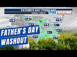 Flash Flooding Risk Possible For Mid-Atlantic This Father's Day Weekend