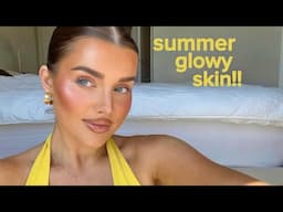 grwm: my current summer/it girl/glowy make up routine!!