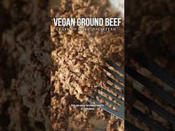 Easy vegan ground beef!