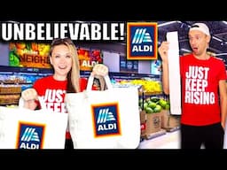 WE TOOK THE £50 CHALLENGE AT ALDI 🛒 The UK's cheapest supermarket