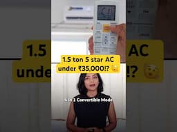 1.5 ton 5 star AC under ₹35,000!?