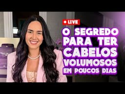 O SEGREDO para ter cabelos VOLUMOSOS em POUCOS DIAS !