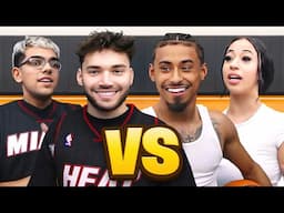 Adin Ross & N3on VS Julian Newman & Jaden Newman 2v2 Basketball