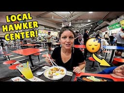 Singapore Street Food on a Budget at ABC FOOD CENTRE 🇸🇬 | Local Cheap Eats & One Sleepy Kid