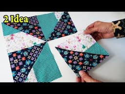 2 Amazing Sewing Ideas with Fabric Scraps for Beginners🌺Easy Sewing