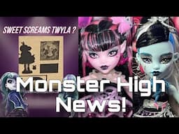 MONSTER HIGH NEWS! Sweet Screams Twyla leaks + Scary Sweet Birthday Frankie!