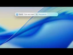 Apple WWDC25 macOS Tahoe 26 Spotlight actions send email -Impress Watch